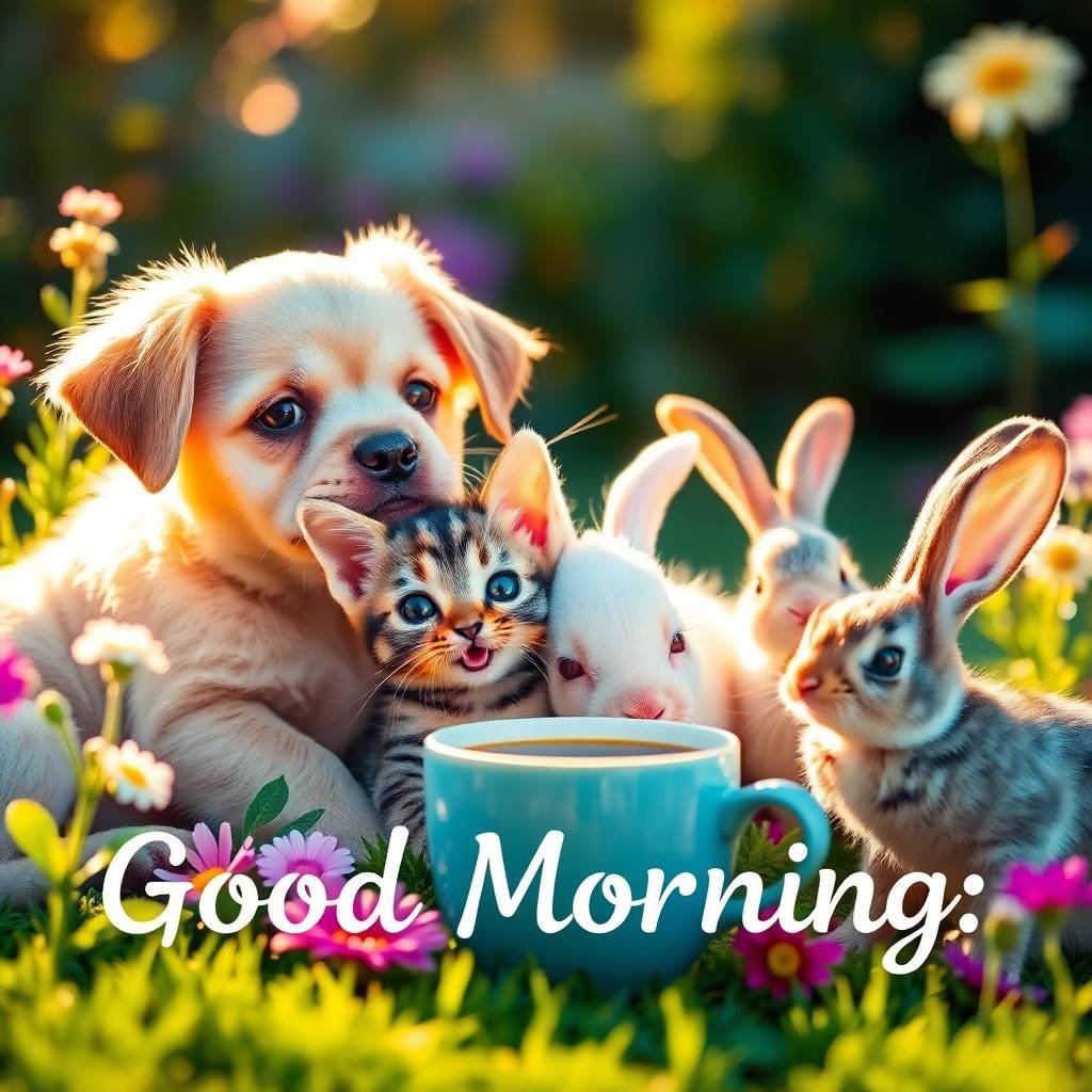 Good Morning with Animals Images To Share 8 good morning with animals