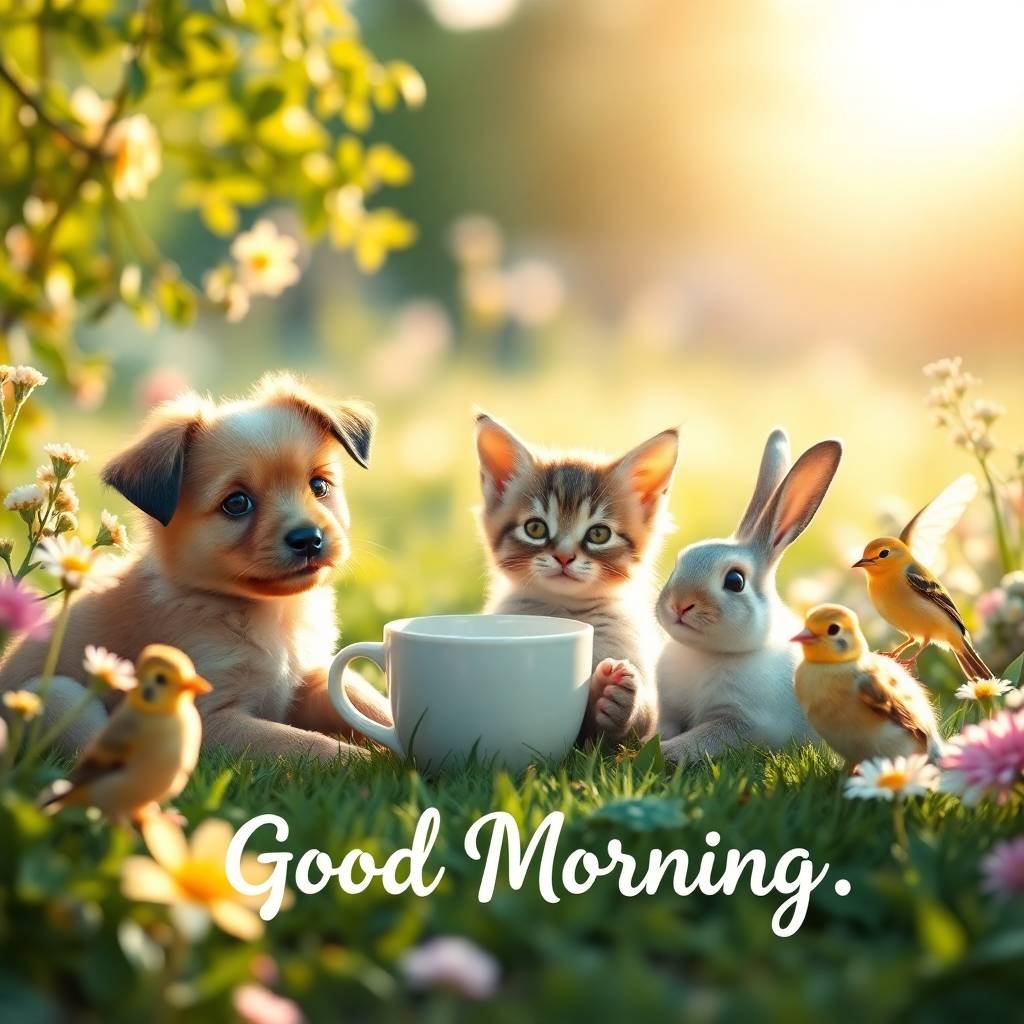 Good Morning with Animals Images To Share 10 good morning with animals