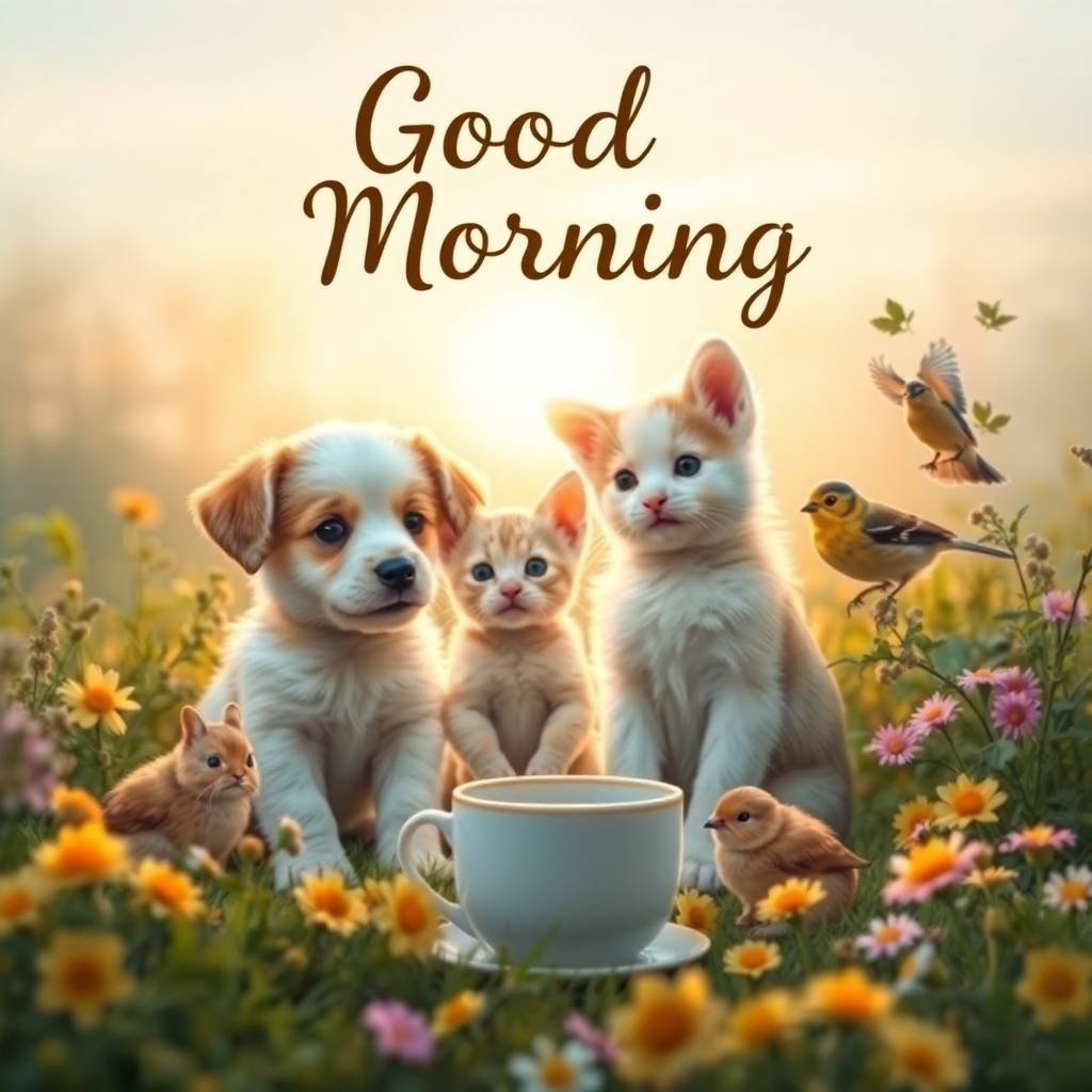 Good Morning with Animals Images To Share 2 good morning with animals