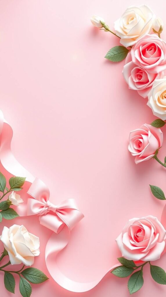 30 Girly & Preppy iPhone Wallpapers (Bows, Ribbons, Roses & More) 17 gytfdrdr