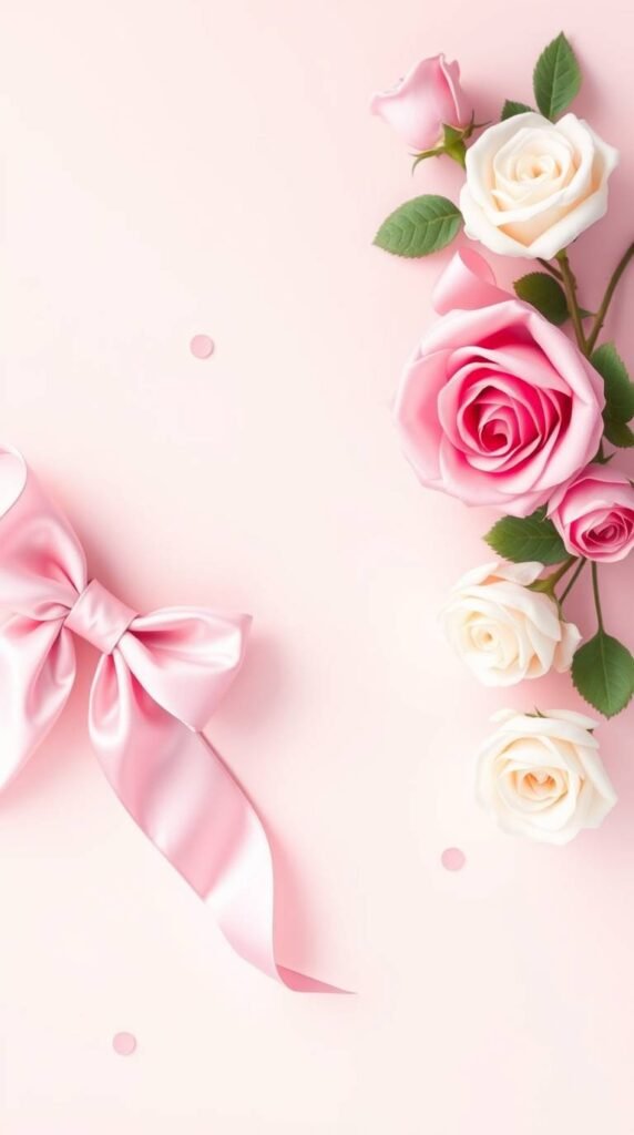 30 Girly & Preppy iPhone Wallpapers (Bows, Ribbons, Roses & More) 15 huhuhj