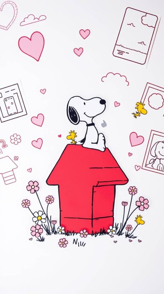 20 Cute & Funny Snoopy iPhone Wallpapers to Brighten Your Lock Screen 12 ijiia