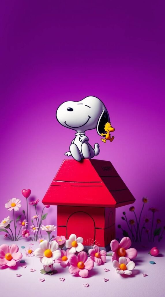20 Cute & Funny Snoopy iPhone Wallpapers to Brighten Your Lock Screen 3 jijio