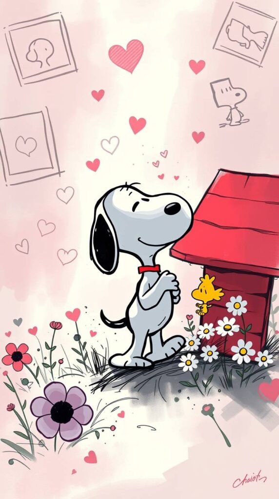 20 Cute & Funny Snoopy iPhone Wallpapers to Brighten Your Lock Screen 15 koooiaa