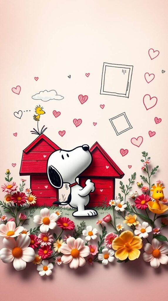 20 Cute & Funny Snoopy iPhone Wallpapers to Brighten Your Lock Screen 14 oojjia