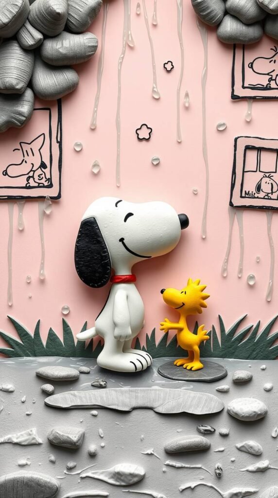 20 Cute & Funny Snoopy iPhone Wallpapers to Brighten Your Lock Screen 8 oooa