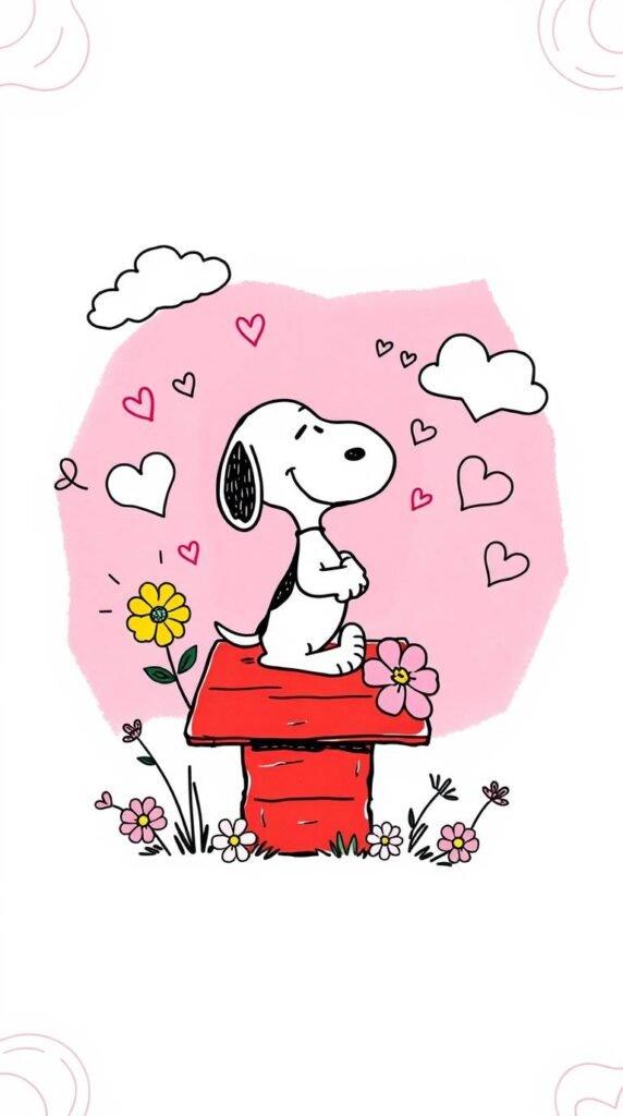 20 Cute & Funny Snoopy iPhone Wallpapers to Brighten Your Lock Screen 10 opiopioia