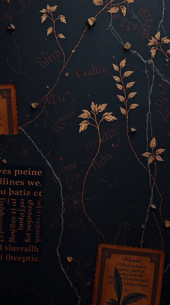 25+ Dark Academia & Grunge Black iPhone Wallpapers for Moody Vibes 5 pkopkopo