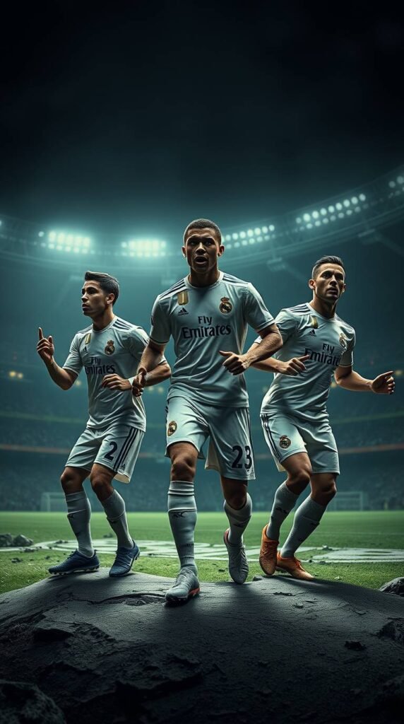Download the Best Real Madrid Wallpapers: Bellingham, Mbappé & CR7 in 4K Glory 32 ssdasd