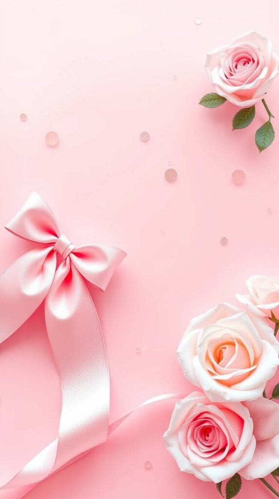 30 Girly & Preppy iPhone Wallpapers (Bows, Ribbons, Roses & More) 9 tftftftf