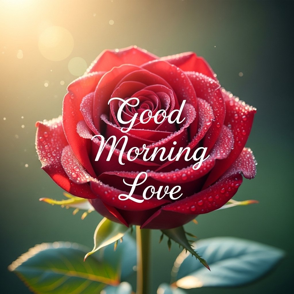 Good Morning Rose Love Images