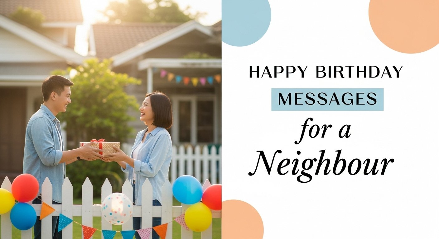 happy birthday messages for a neighbour