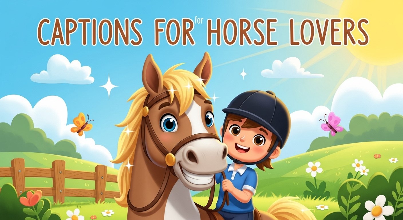 captions for horse lovers