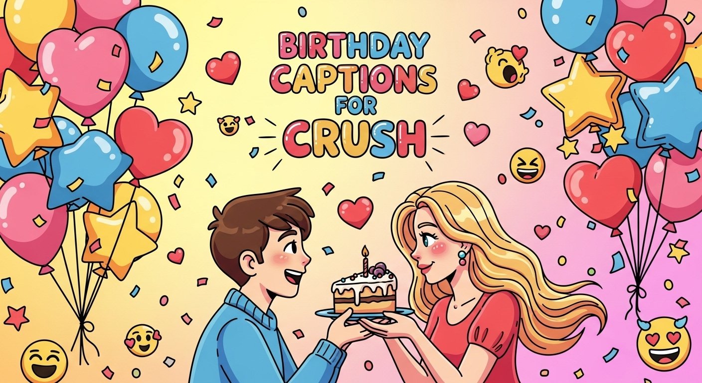 birthday captions for crush