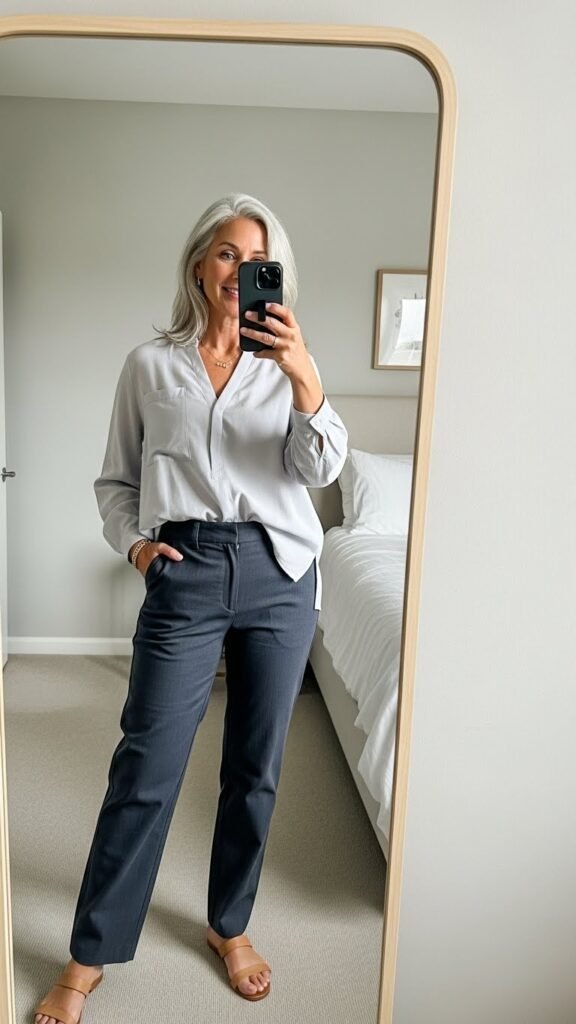 Airplane Travel Outfits for Women Over 50: 7 Comfortable & Stylish Ideas That Actually Work 4 Whisk a590d0884002b348d434cbe783336f63dr