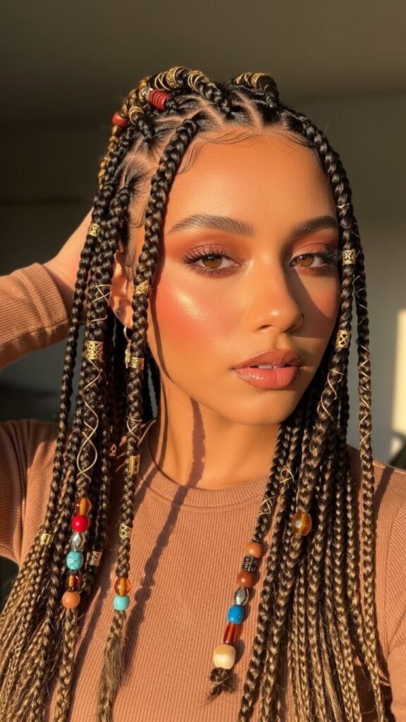 Box Braids Hairstyles for Black Women 12 Whisk 57d07408224594793f64417eebe9132edr