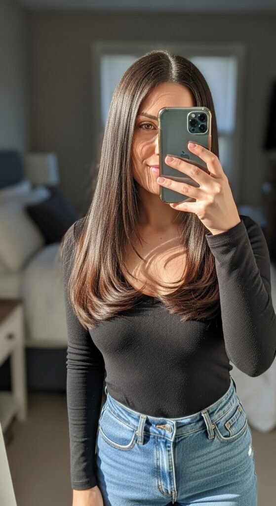 15 Sleek Straight Hairstyles I Wear When I Want to Look Instantly Polished & Expensive 13 Whisk 2f80bf29883a2fc9ceb4f3d9f745933fdr