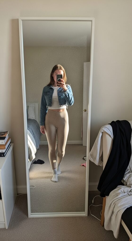 7 Fresh Spring Legging Outfits That Always Look Put-Together 4 Whisk 7a5607886b979b8bc8641b1cb50551a0dr