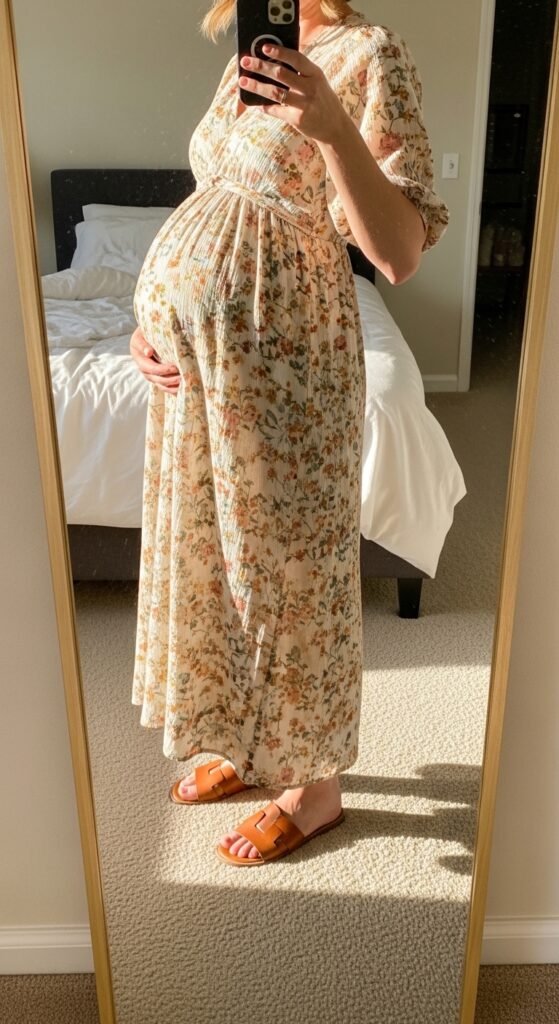 7 Summer Pregnancy Outfit Ideas for Moms-to-Be (Comfort Meets Style) 3 Whisk 930fa86e45fdc1d8a3e44512c967607fdr