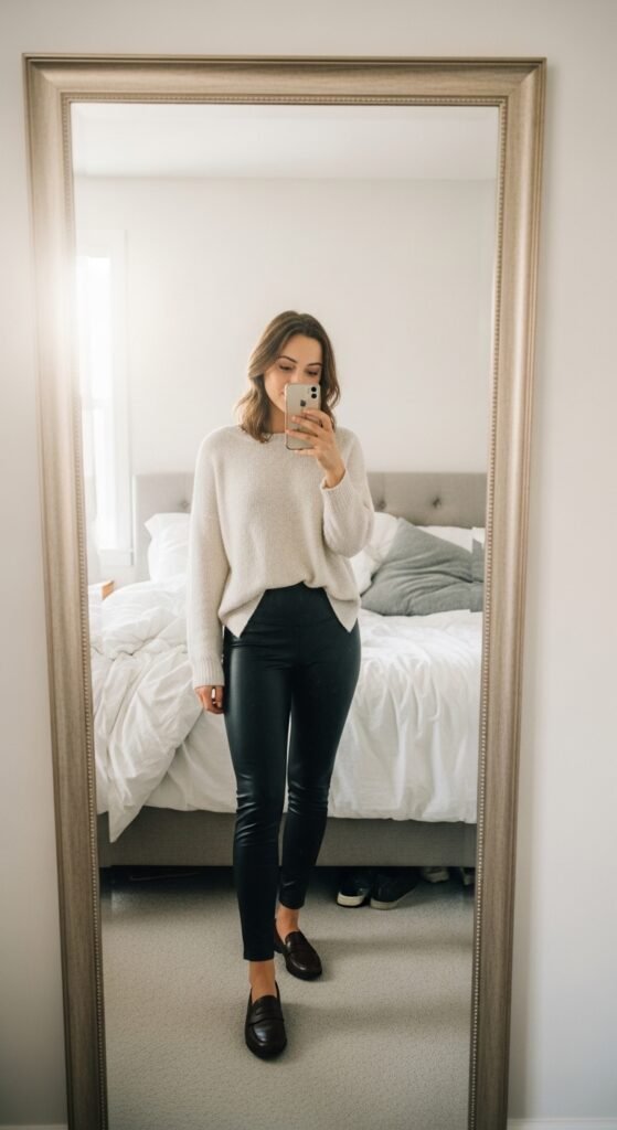 7 Fresh Spring Legging Outfits That Always Look Put-Together 5 Whisk 9bf6a8b17f04e79bc344ad2821e853dddr