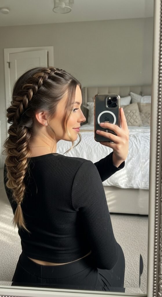 15 Half Up Half Down Hairstyles That Always Look Effortlessly Beautiful 12 Whisk f307a85405d1aa0b0c74d63bca7d6492dr