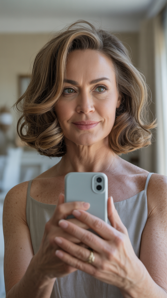 a realistic mirror selfie of a confident Vv4rKDa SkSF3QiU71U6BQ AVdr DhbRsGgRJTxWmlBlA