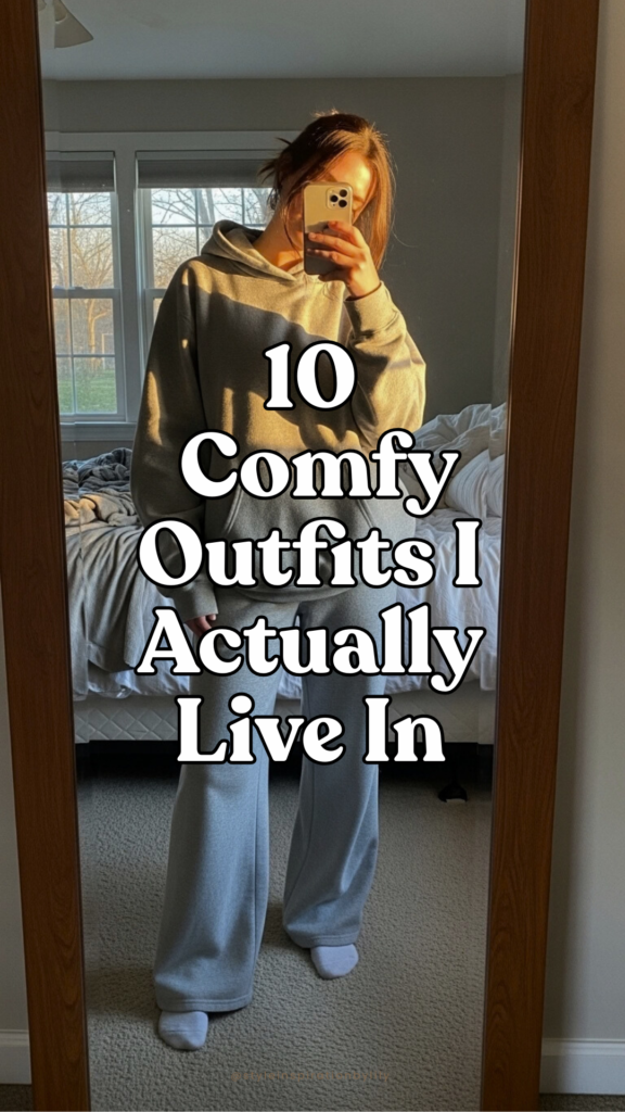 10 Comfy Outfits I Actually Live In (But Still Feel Cute Wearing) 2 Aesthetic florist insta story template 2