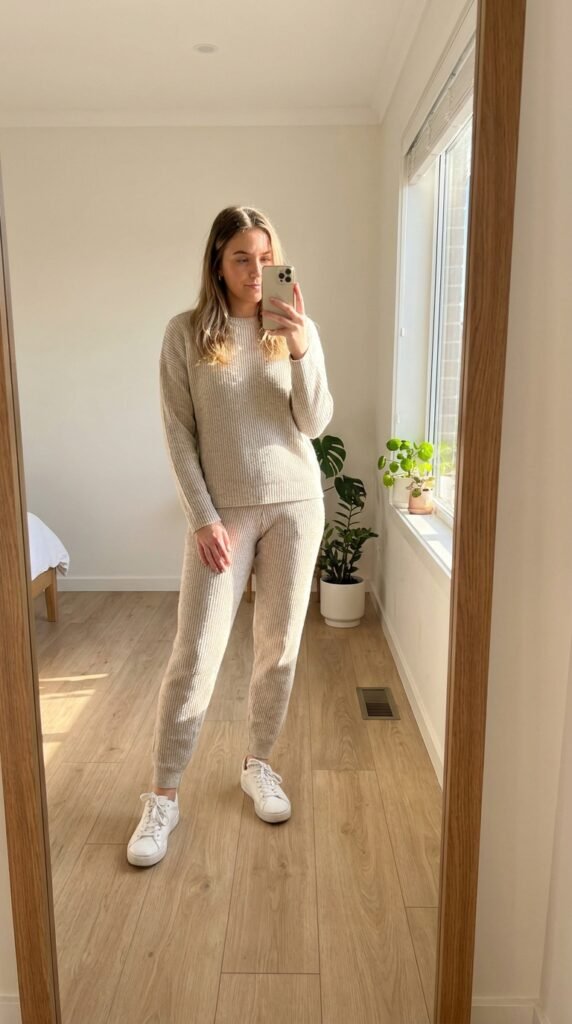 10 Airport Outfit Ideas for Summer I Actually Wear 3 2. Lounge Set 202604161740