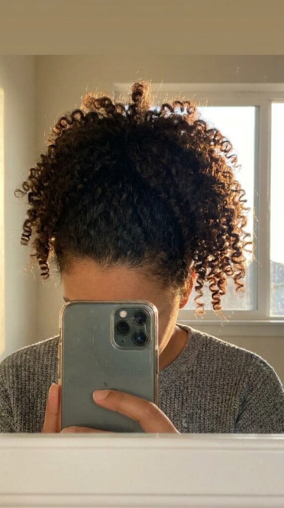 Curly high ponytail 202604211727