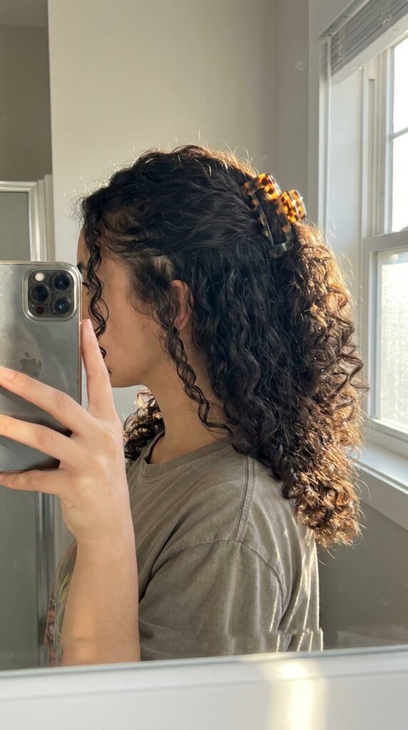 Half up claw clip 202604211729