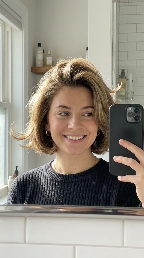 Short hair styled 202604250117