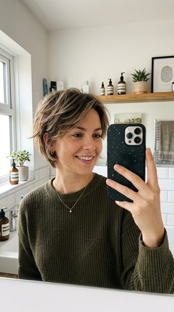 Short layered hair 202604250112