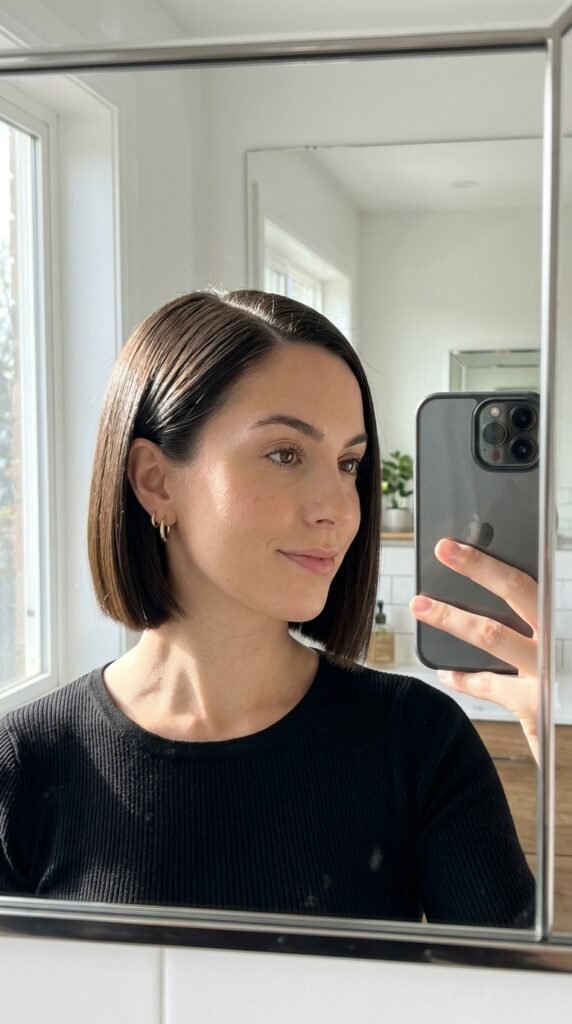 Sleek straight short 202604250111