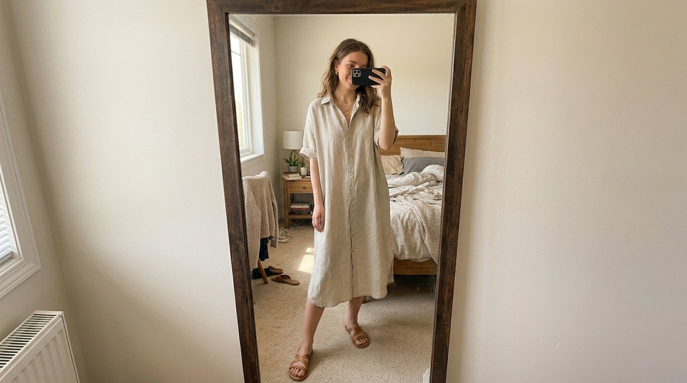 A realistic iPhone mirror selfie 202605041813