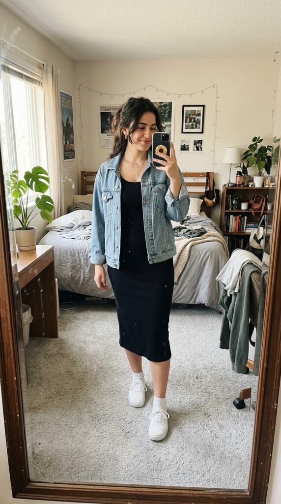 Girl taking iPhone mirror selfie 202605041810