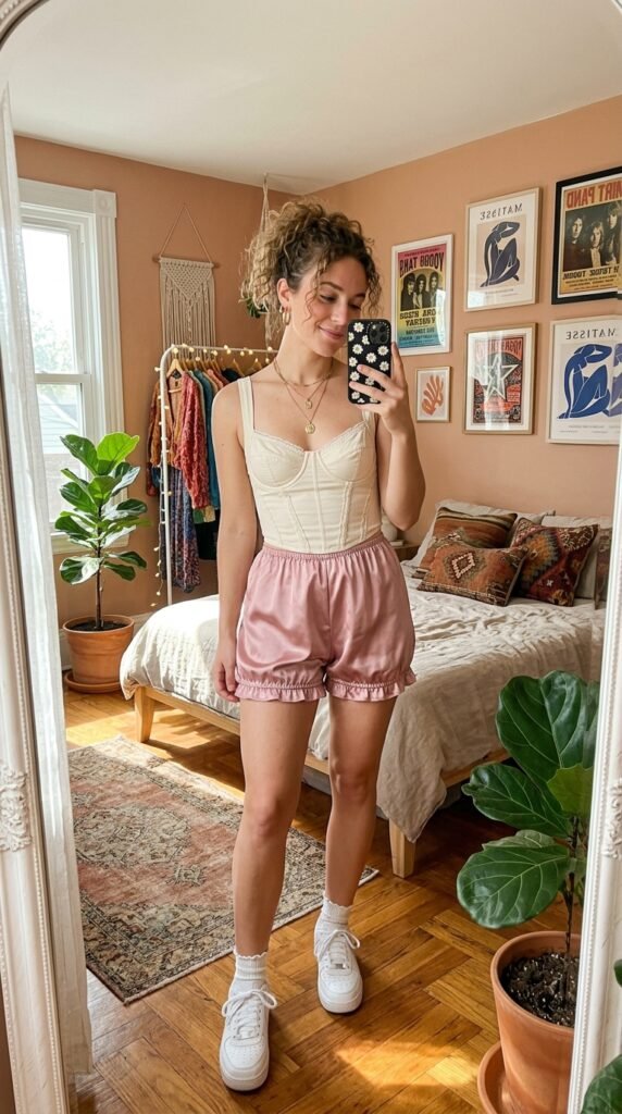 Girl taking iPhone mirror selfie 202605211502