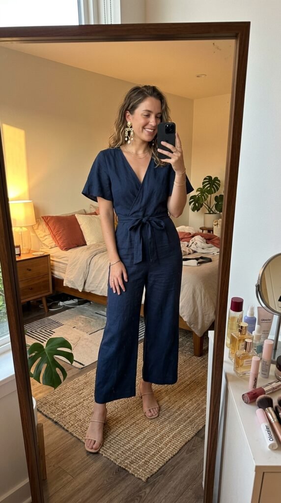 10 Summer Party Outfit Ideas I’d Actually Wear (Fun, Chic & So Easy ✨) 20 Girl wearing jumpsuit statement … 202605111856 1