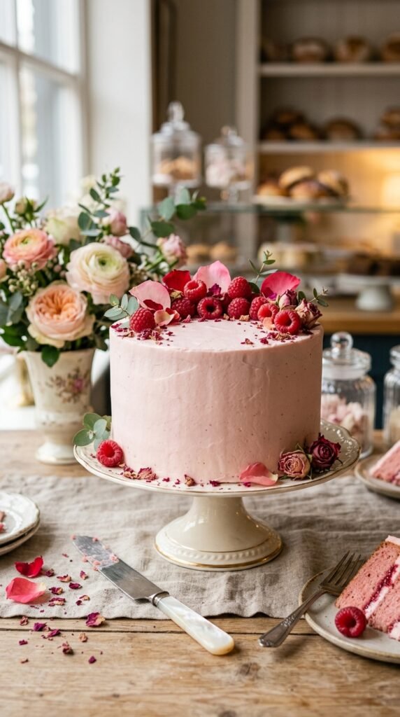 Raspberry Rose Cake Recipe (Elegant, Floral & Perfectly Balanced) 2 Raspberry rose layer cake 202605301402