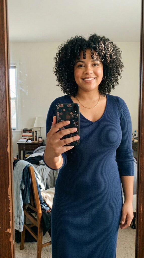 Woman taking mirror selfie 202605131531
