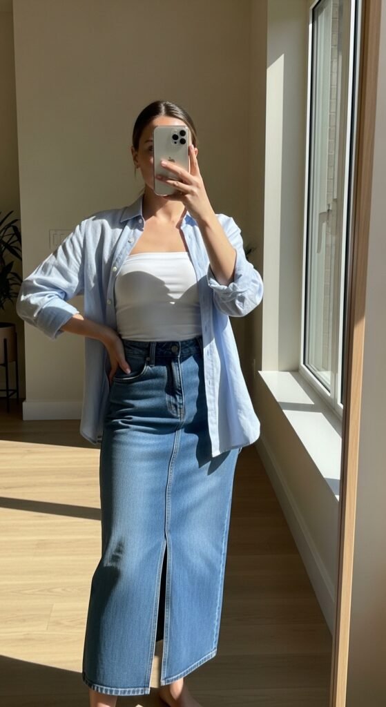 Woman taking mirror selfie 202605221918