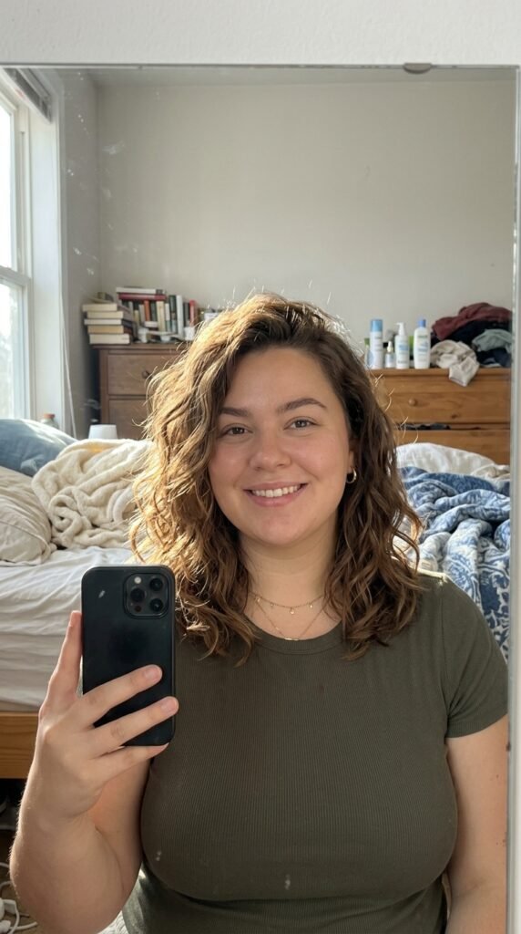 Woman with textured lob 202605131529