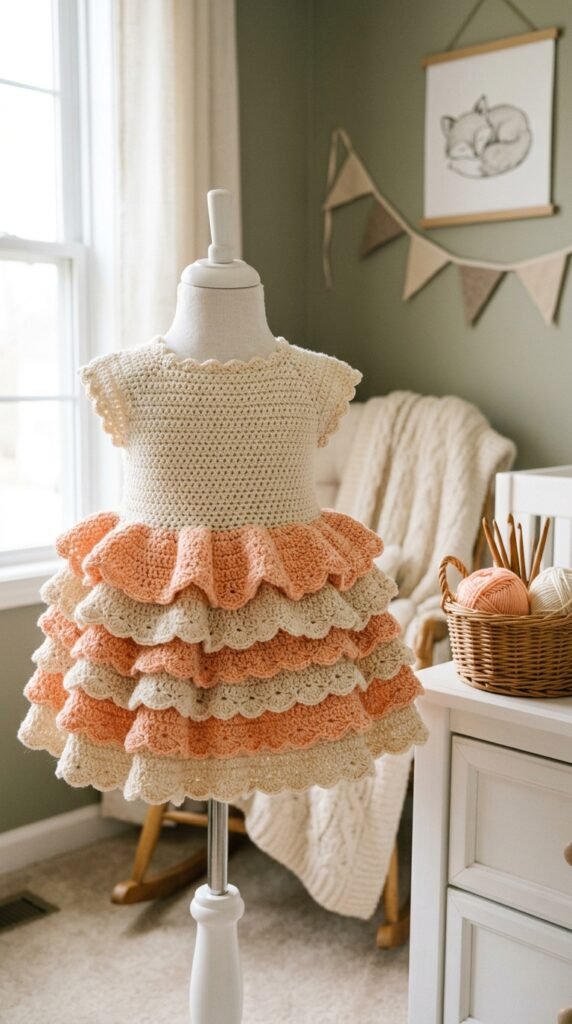 10 Adorable Crochet Baby Dress Patterns You'll Want to Make This Weekend 5 Crochet baby dress ruffles 202606031535