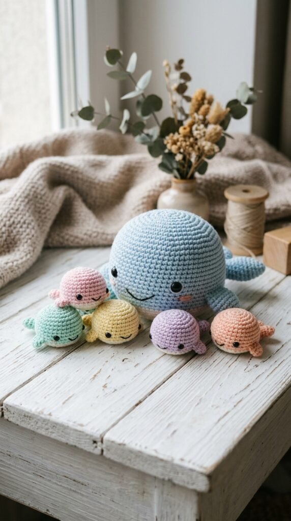 Crochet baby whales together 202606050018