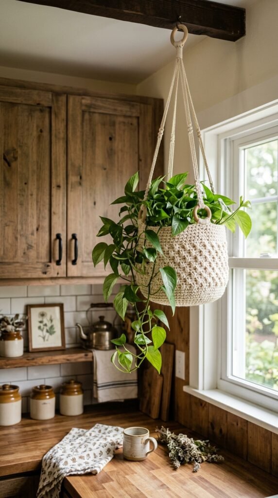 Crochet basket holding plant 202606171639