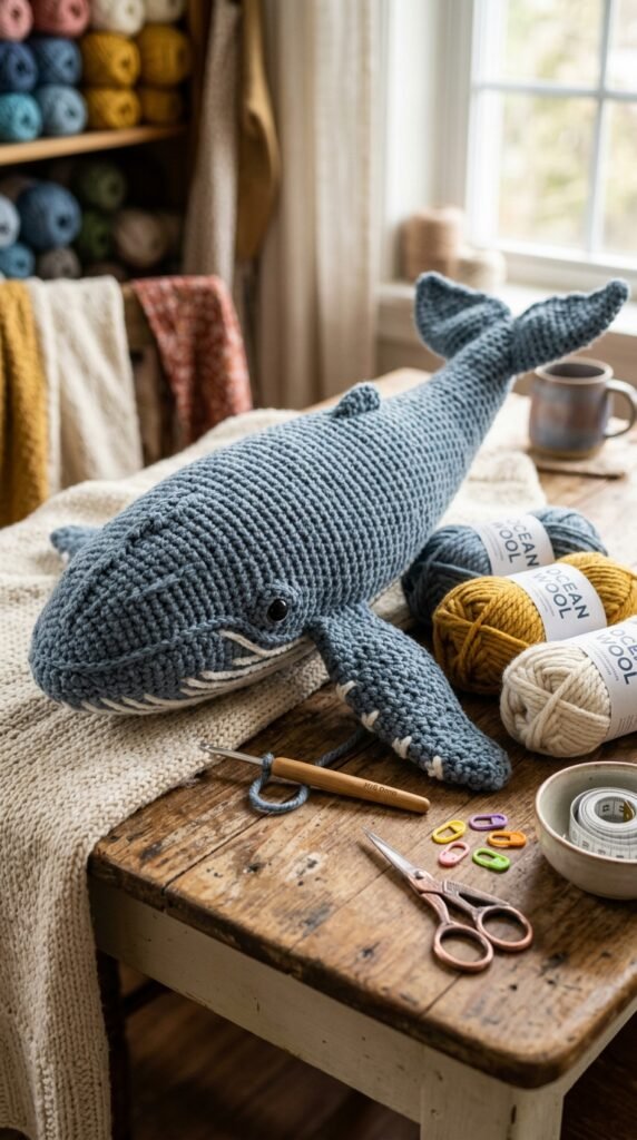 Crochet humpback whale amigurumi 202606050006