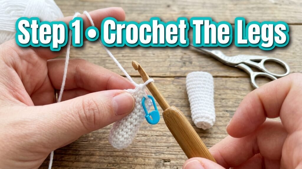 Crochet llama legs tutorial 202606281719