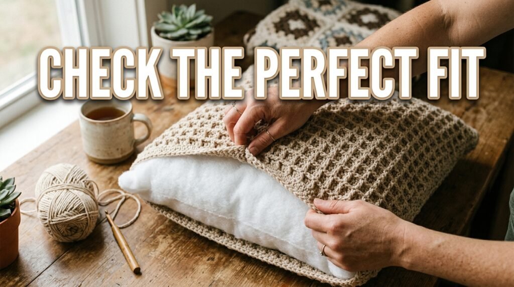 Waffle Pillow Crochet Pattern Free 6 Crochet panel on pillow 202606201803