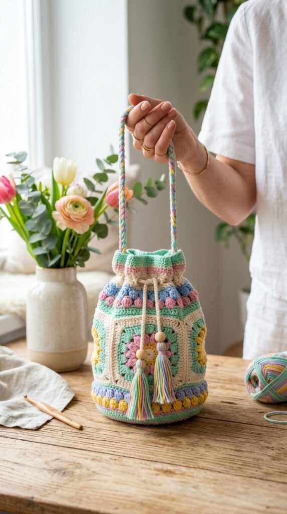 10 Crochet Pouch Pattern Free Ideas You'll Want to Make 5 Crochet pouch bag held by 202606131823