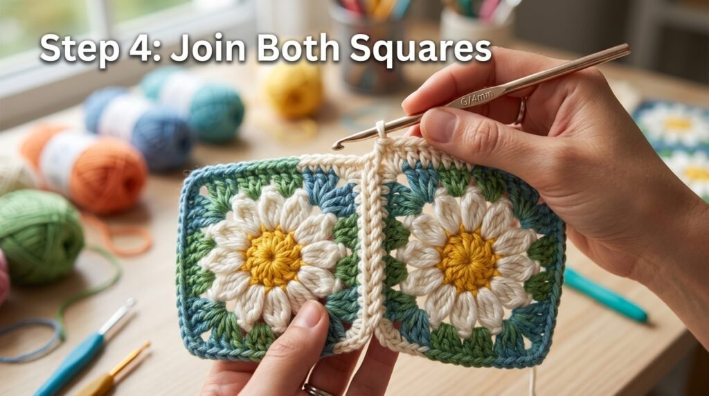 🌸 Crochet Flower Bag Pattern (Free & Beginner Friendly) 5 Crochet squares joined together 202606091756