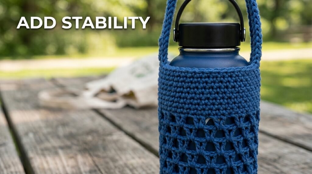 Crochet water bottle holder band 202606131539